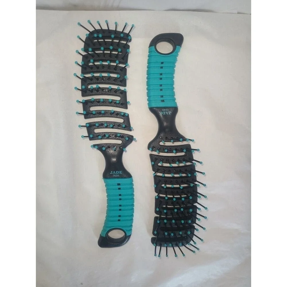 6 New Curved Vent Flex Hairbrushes Quick Dry Brushes Wet Hair Blow Dryer Styling